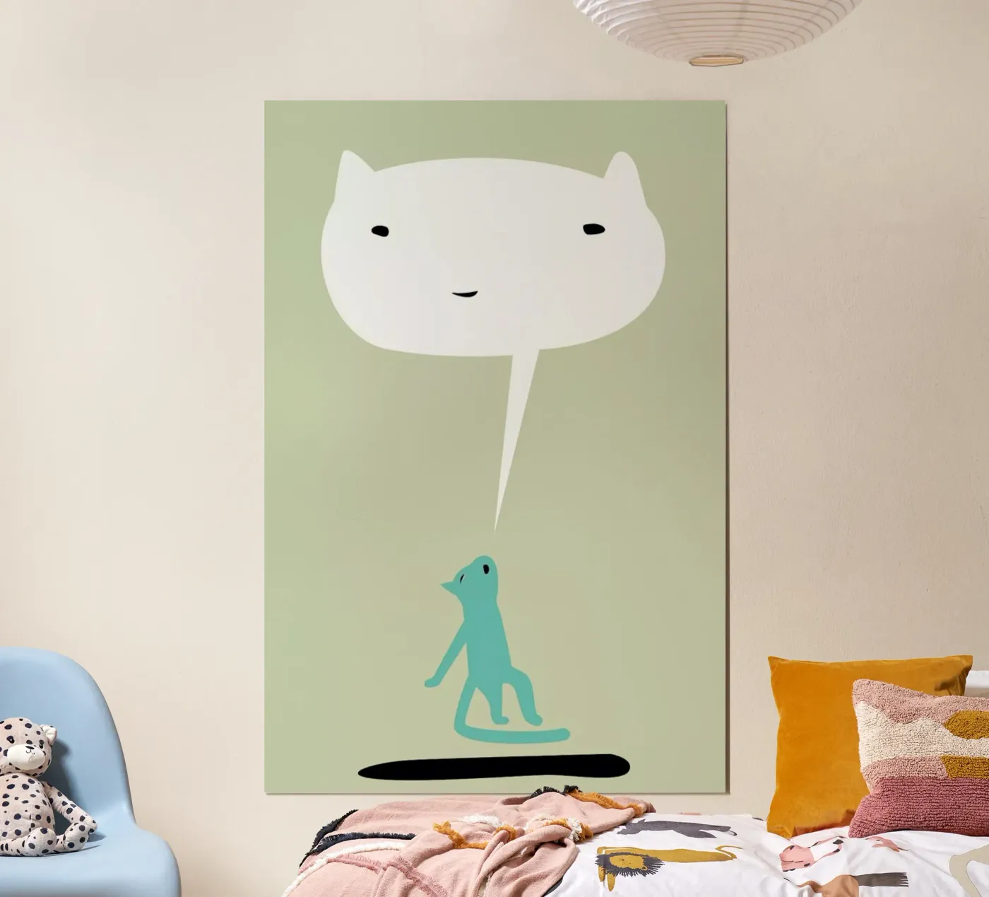 Cat Ghost poster da Monika Aichele