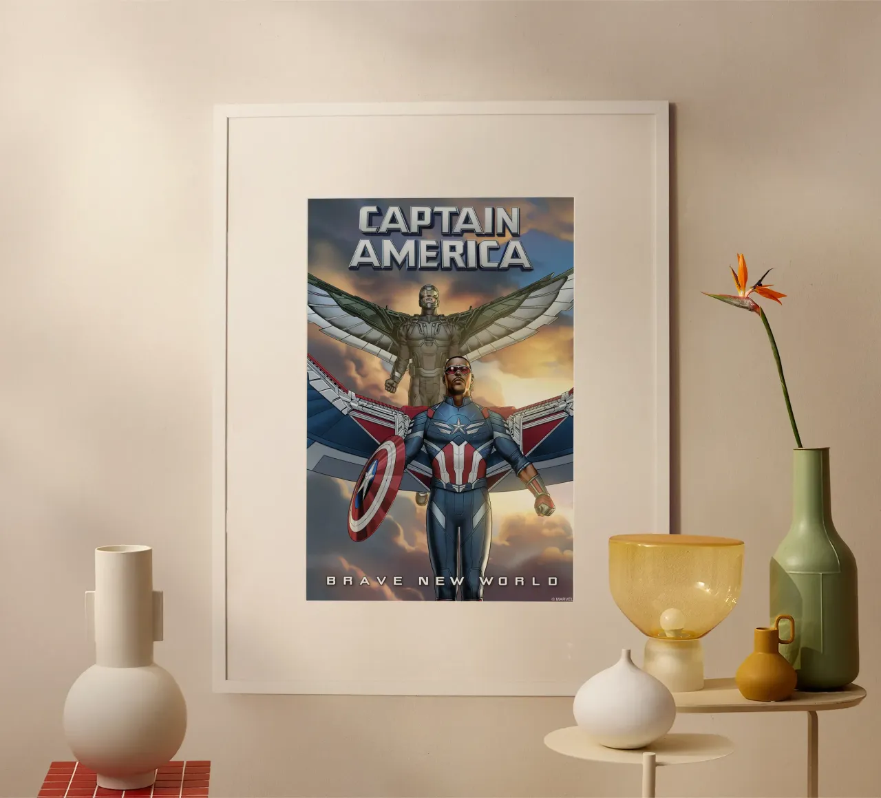 Sam Wilson - Brave New World poster da MARVEL Designs by JUNIQE