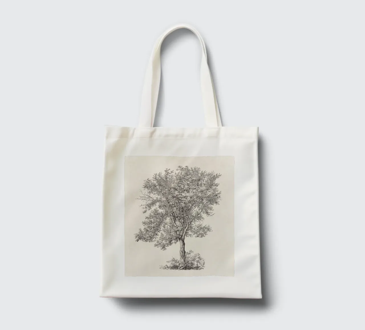 Tree Sketch - Aspen borsa in juta da apoloprints