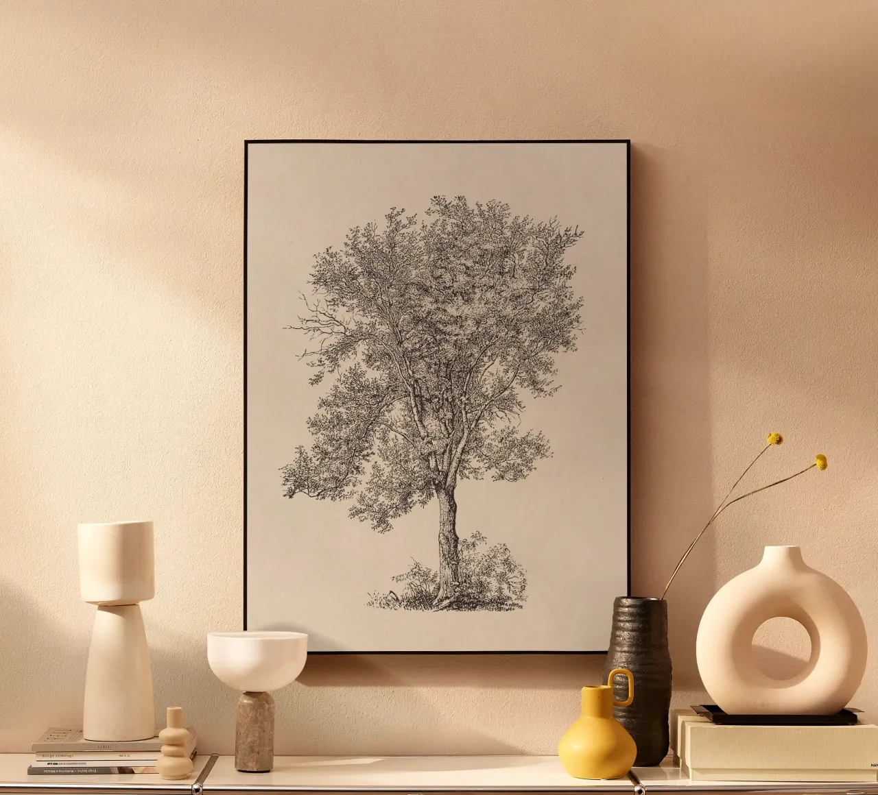 Tree Sketch - Aspen acrylic glass by apoloprints