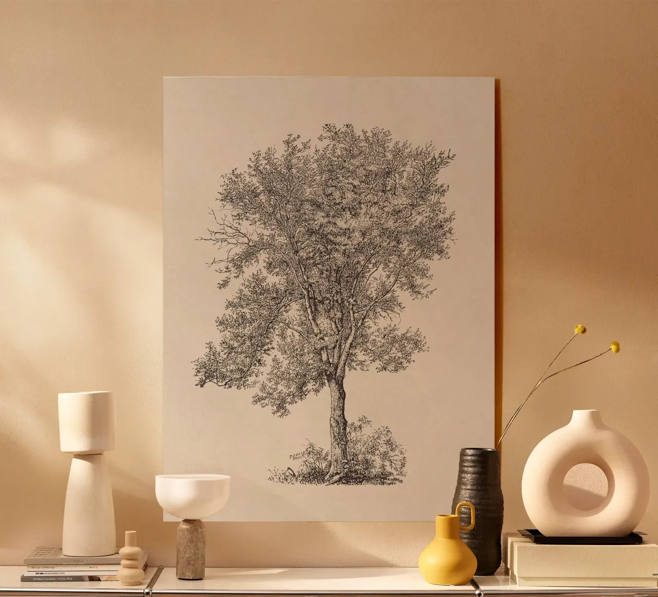 Tree Sketch - Aspen acrylic glass by apoloprints