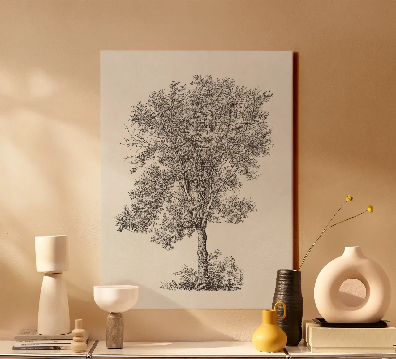 Tree Sketch - Aspen tela da apoloprints