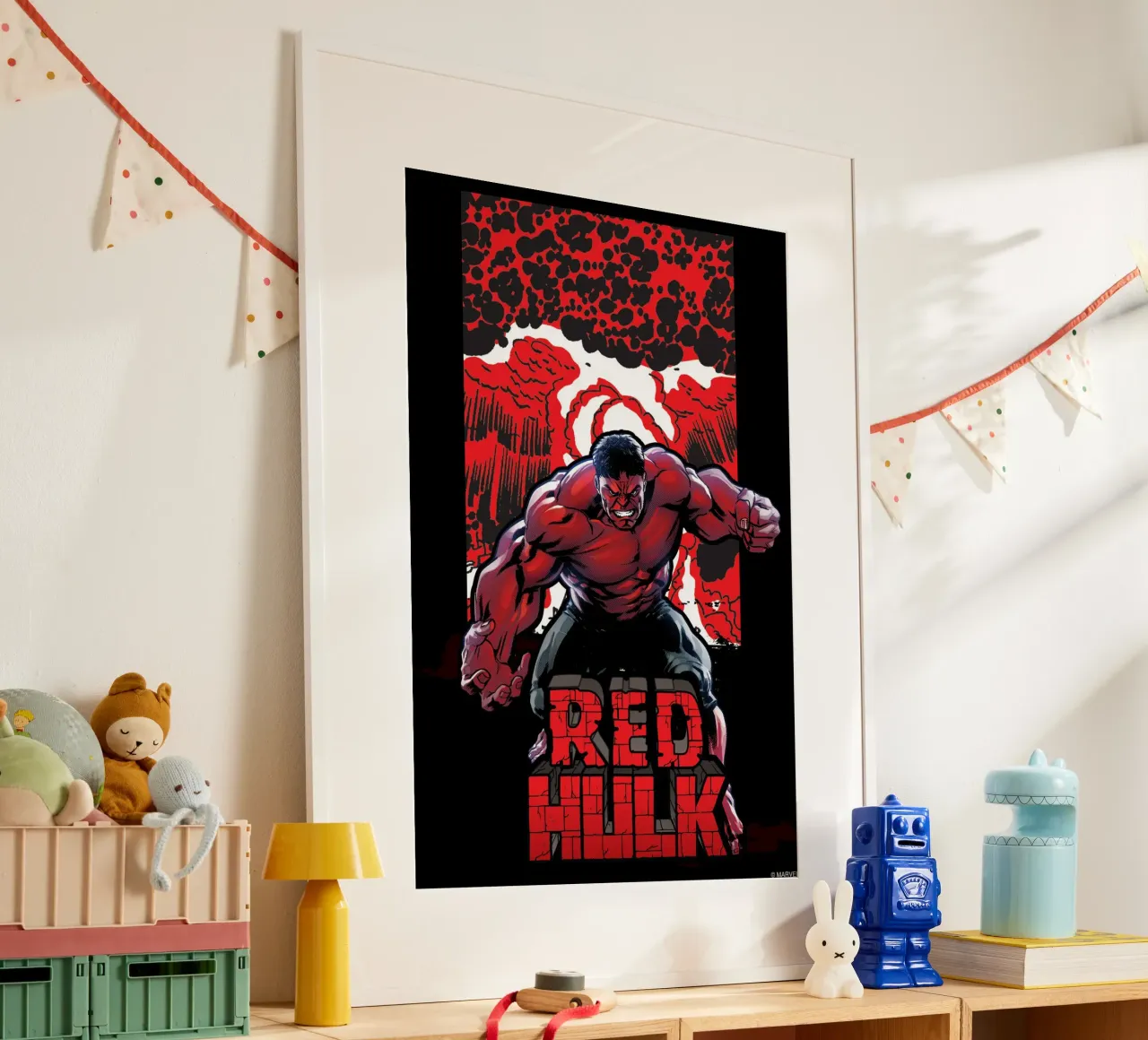 Red Hulk poster da MARVEL Designs by JUNIQE