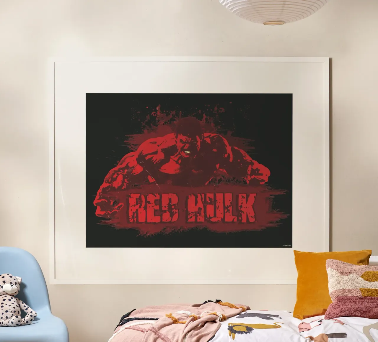 Red Hulk poster da MARVEL Designs by JUNIQE