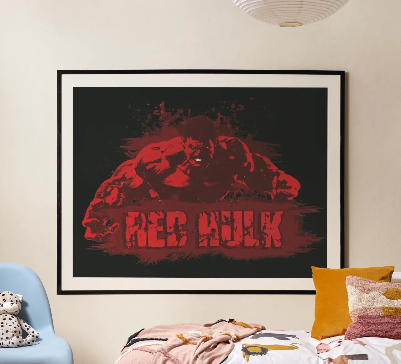 Red Hulk poster da MARVEL Designs by JUNIQE