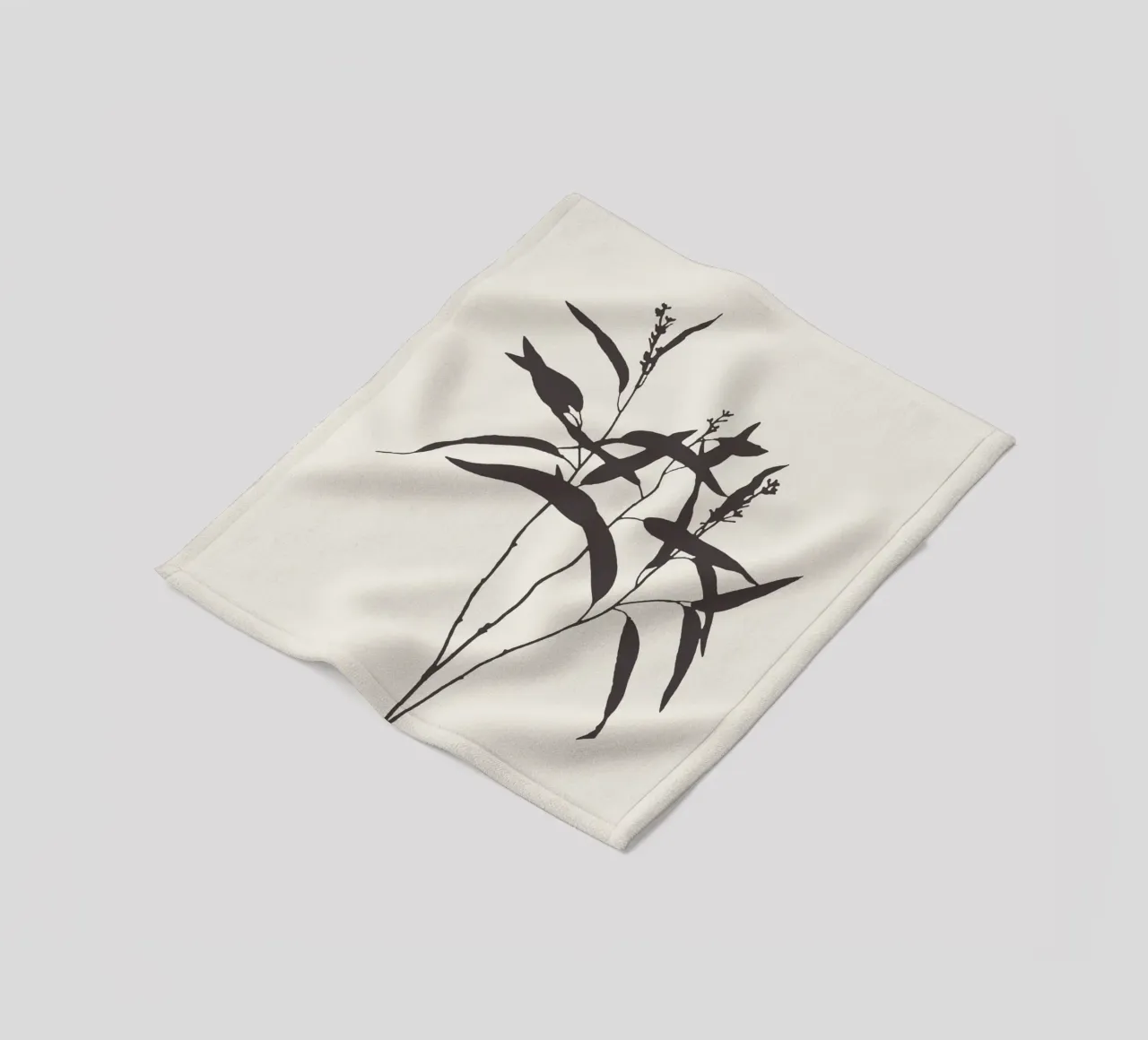 Eucalyptus branch coperta in pile da apoloprints