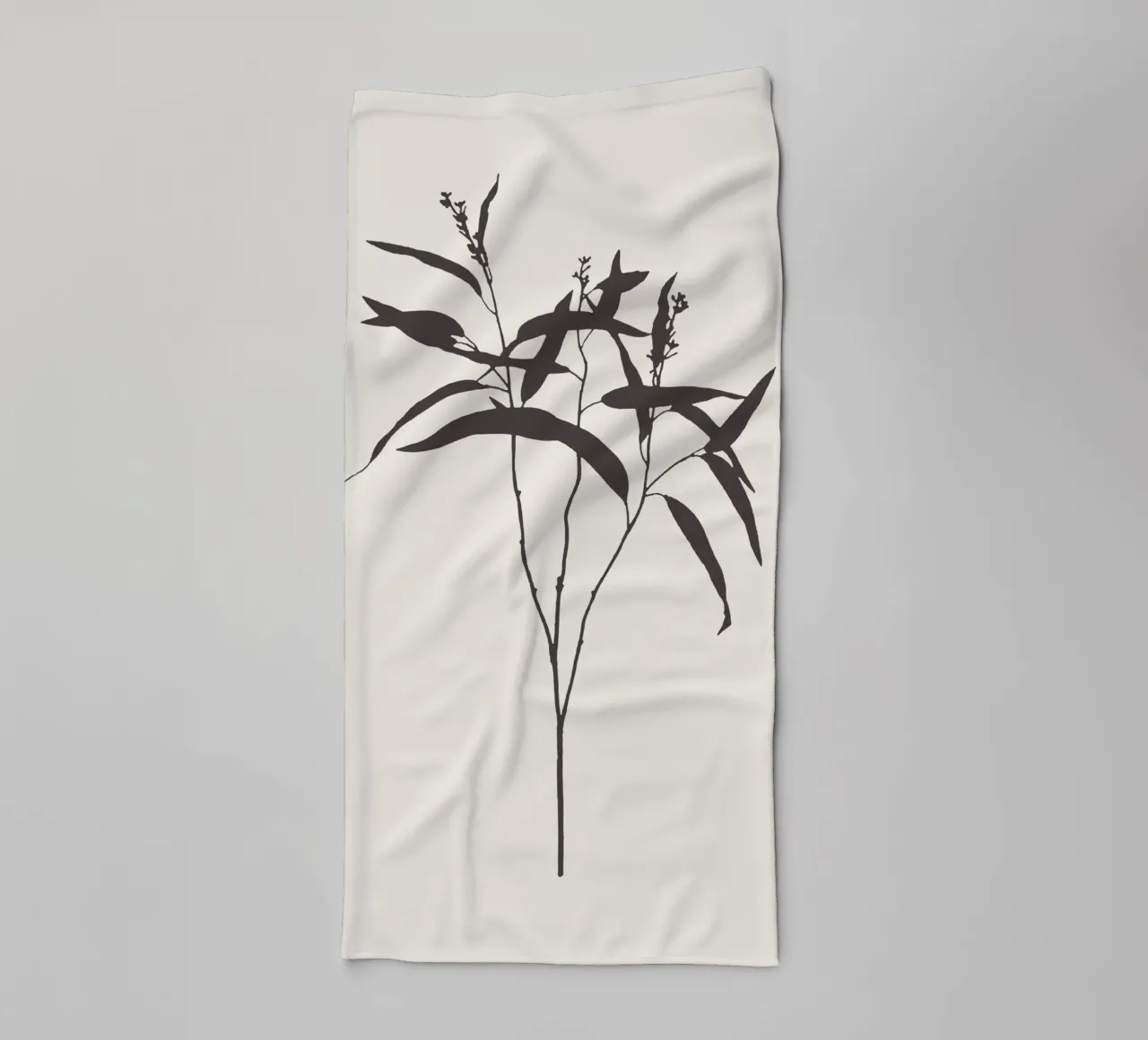 Eucalyptus branch asciugamano da bagno da apoloprints