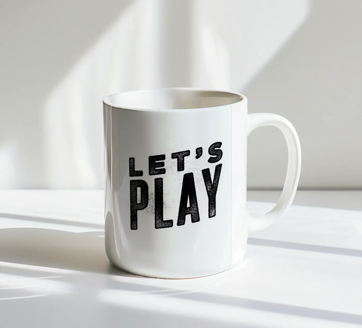 Let's Play ceramic mug by Summerchamps