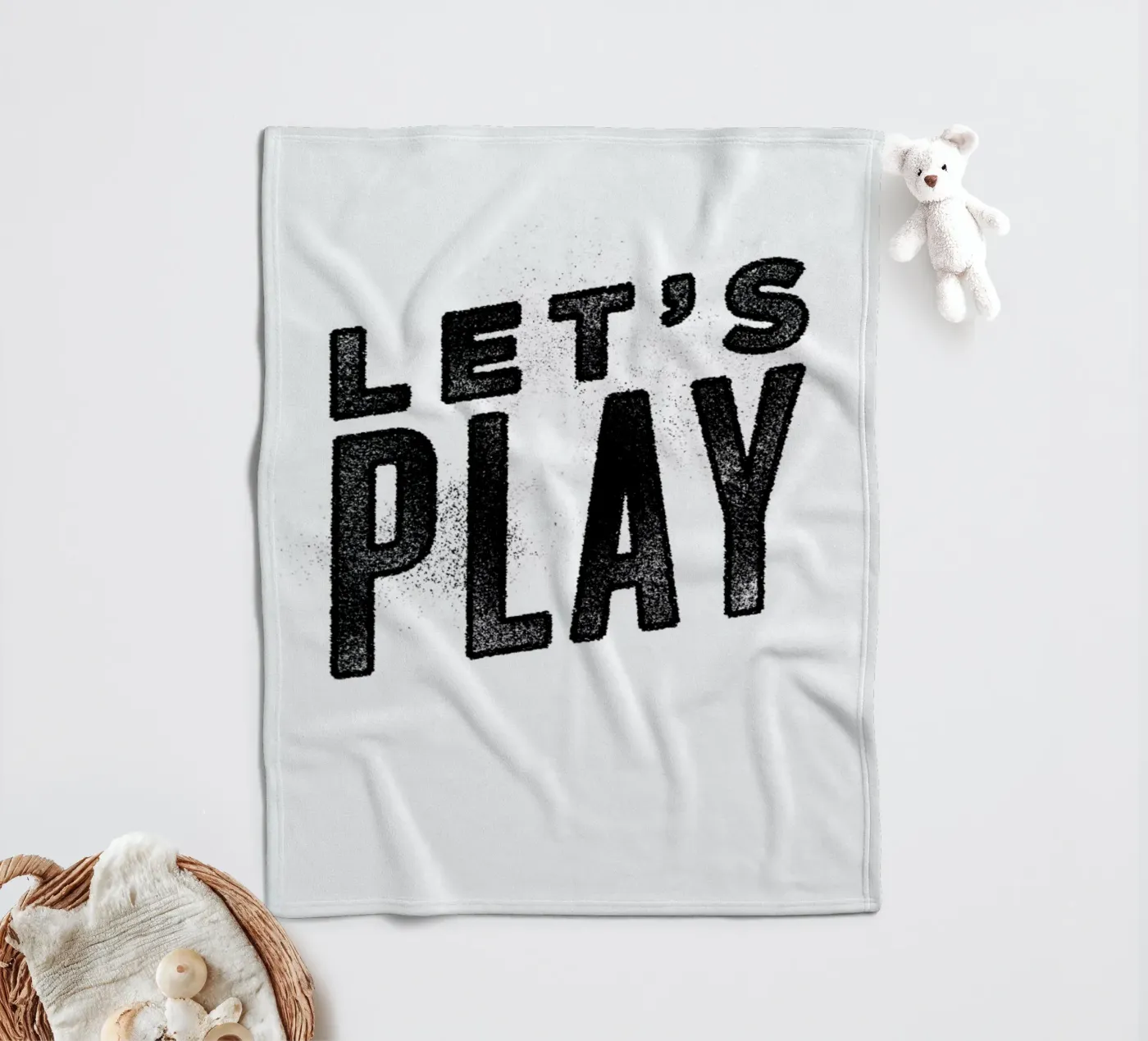 Let's Play fleece blanket by Summerchamps