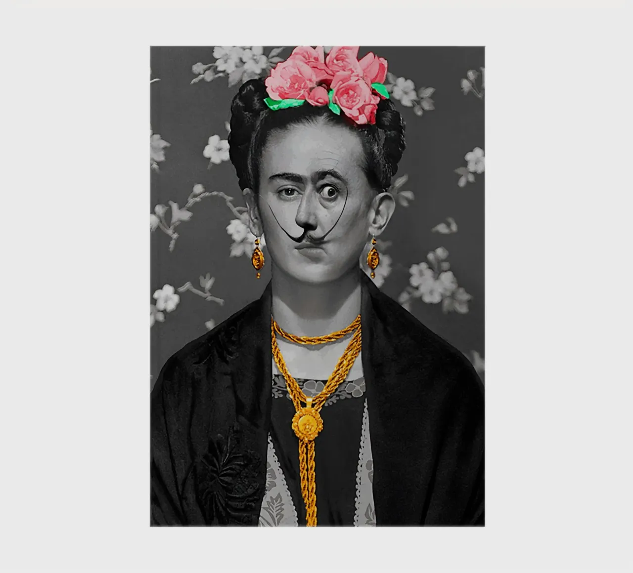 Salvador Dali + Frida Kahlo carnet de notes de Attaboy Dsgn
