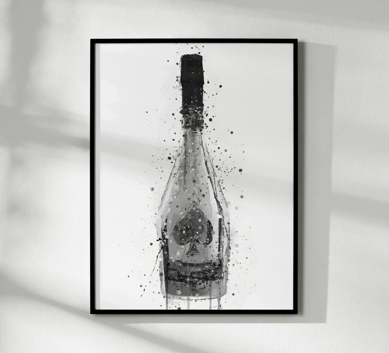 Champagner Titanium Poster von Coffee shop