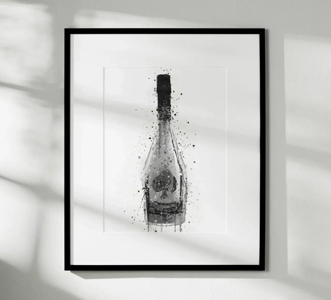 Champagner Titanium Poster von Coffee shop