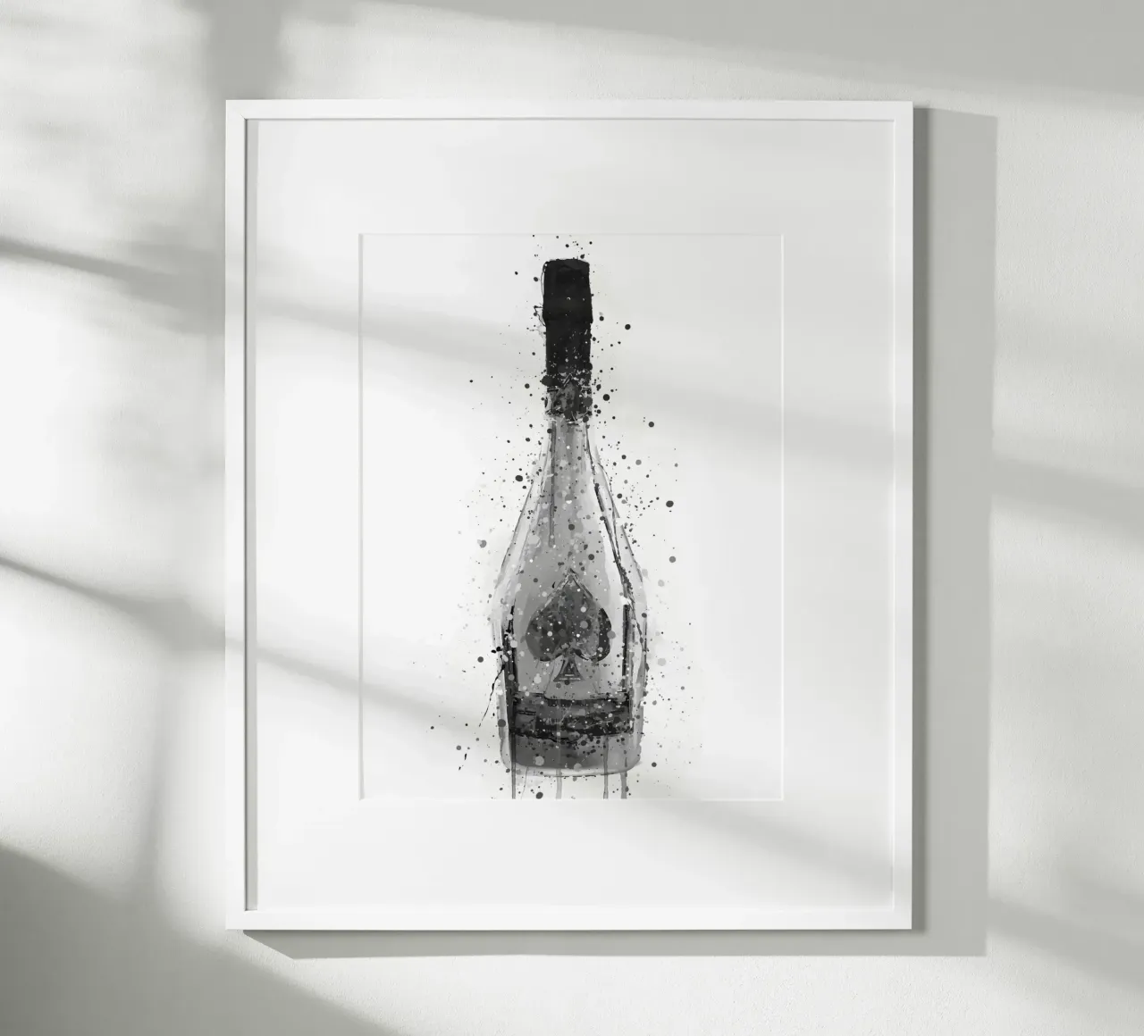 Champagner Titanium Poster von Coffee shop
