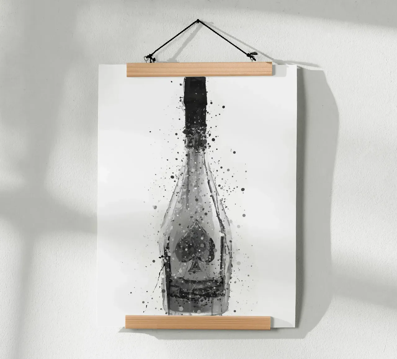 Champagner Titanium Poster von Coffee shop