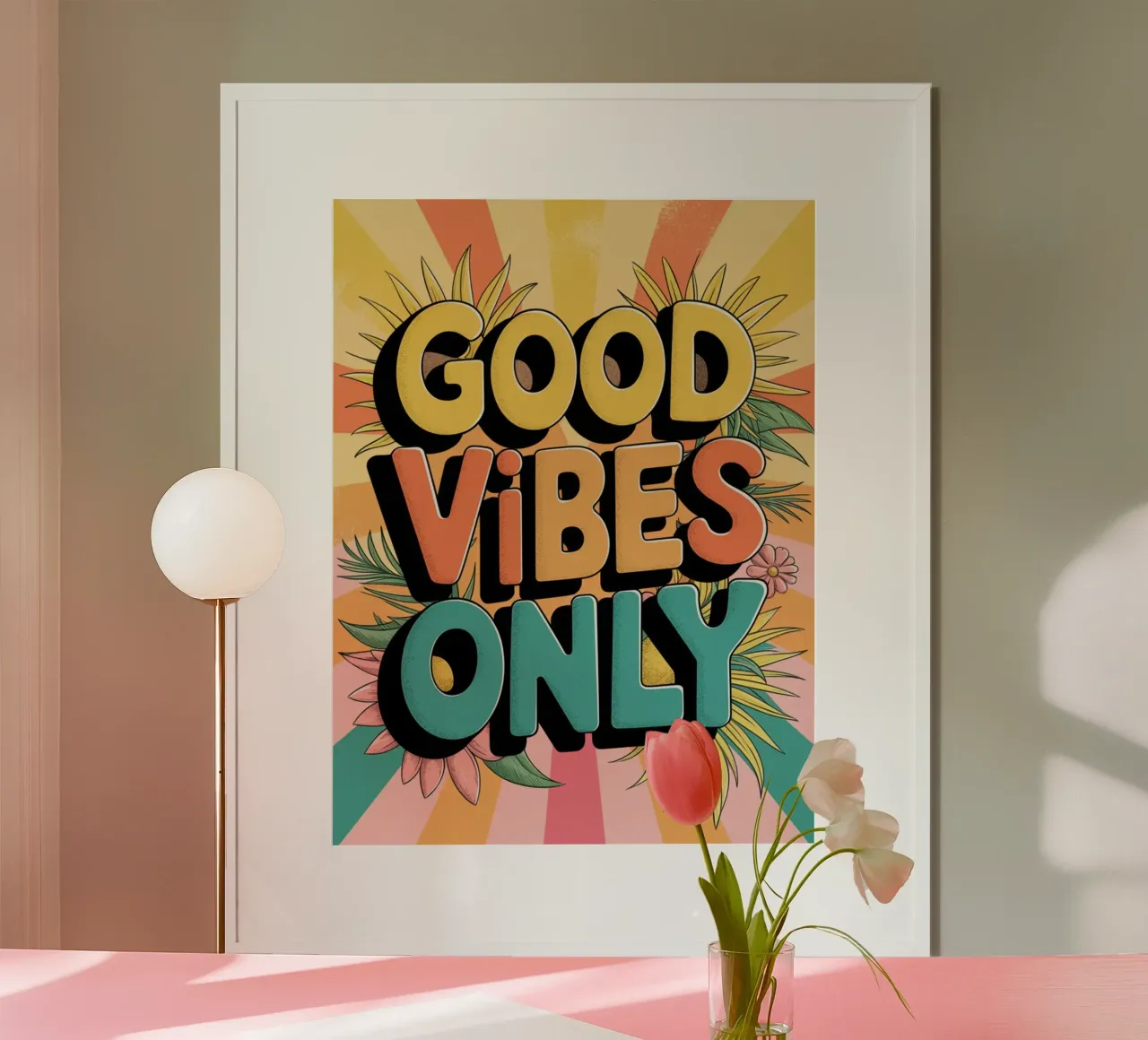 GOOD VIBES ONLY hahnemühle by logic