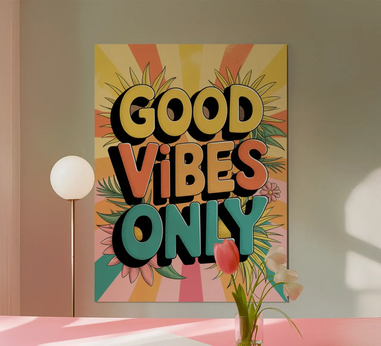 GOOD VIBES ONLY hahnemühle by logic