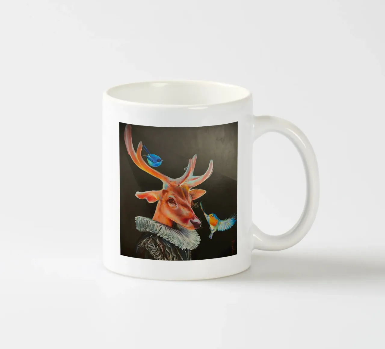 Carlo il cervo tazza in ceramica da HelenBarenton