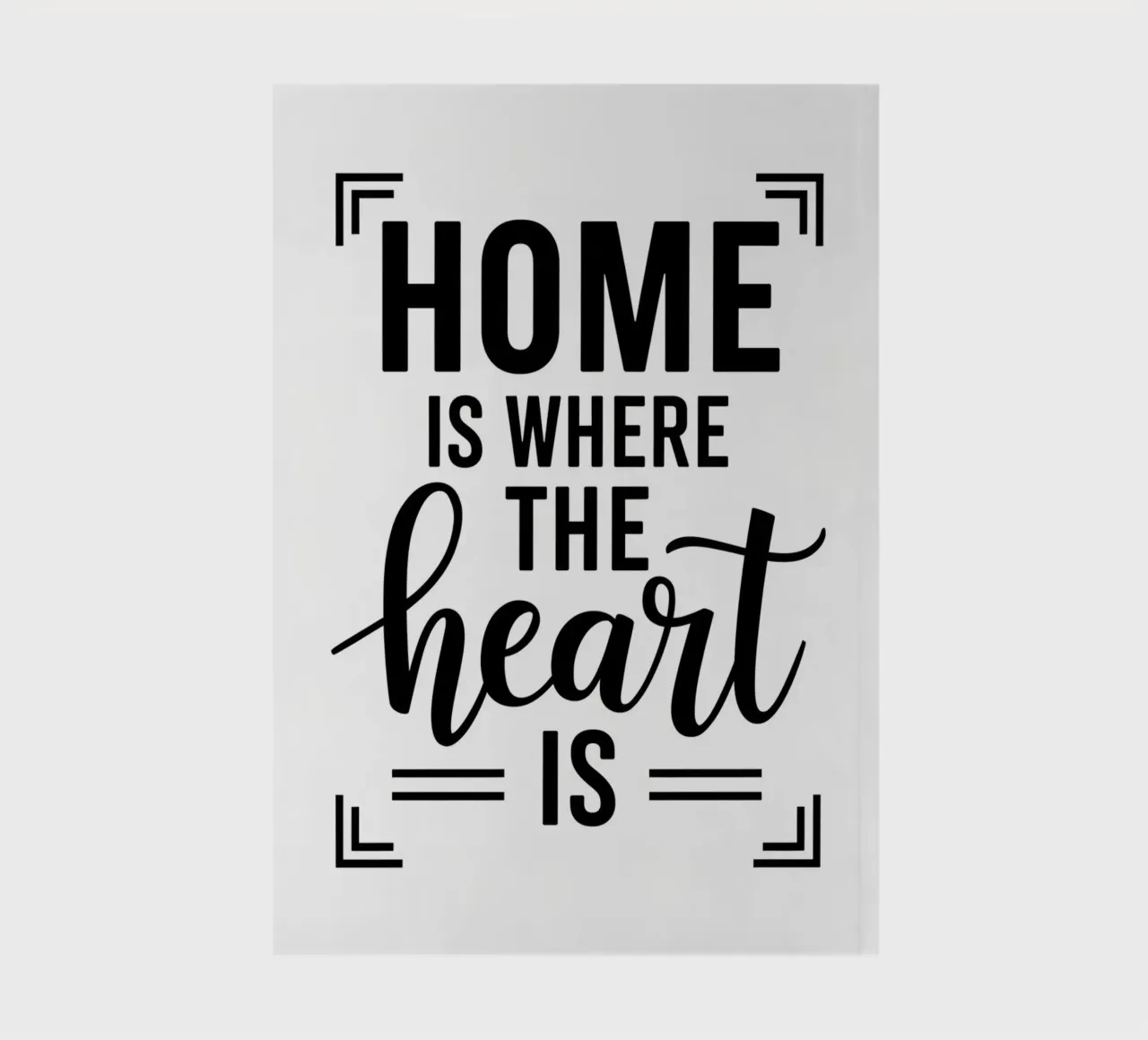 HOME is where the HEART is. notebook by logic
