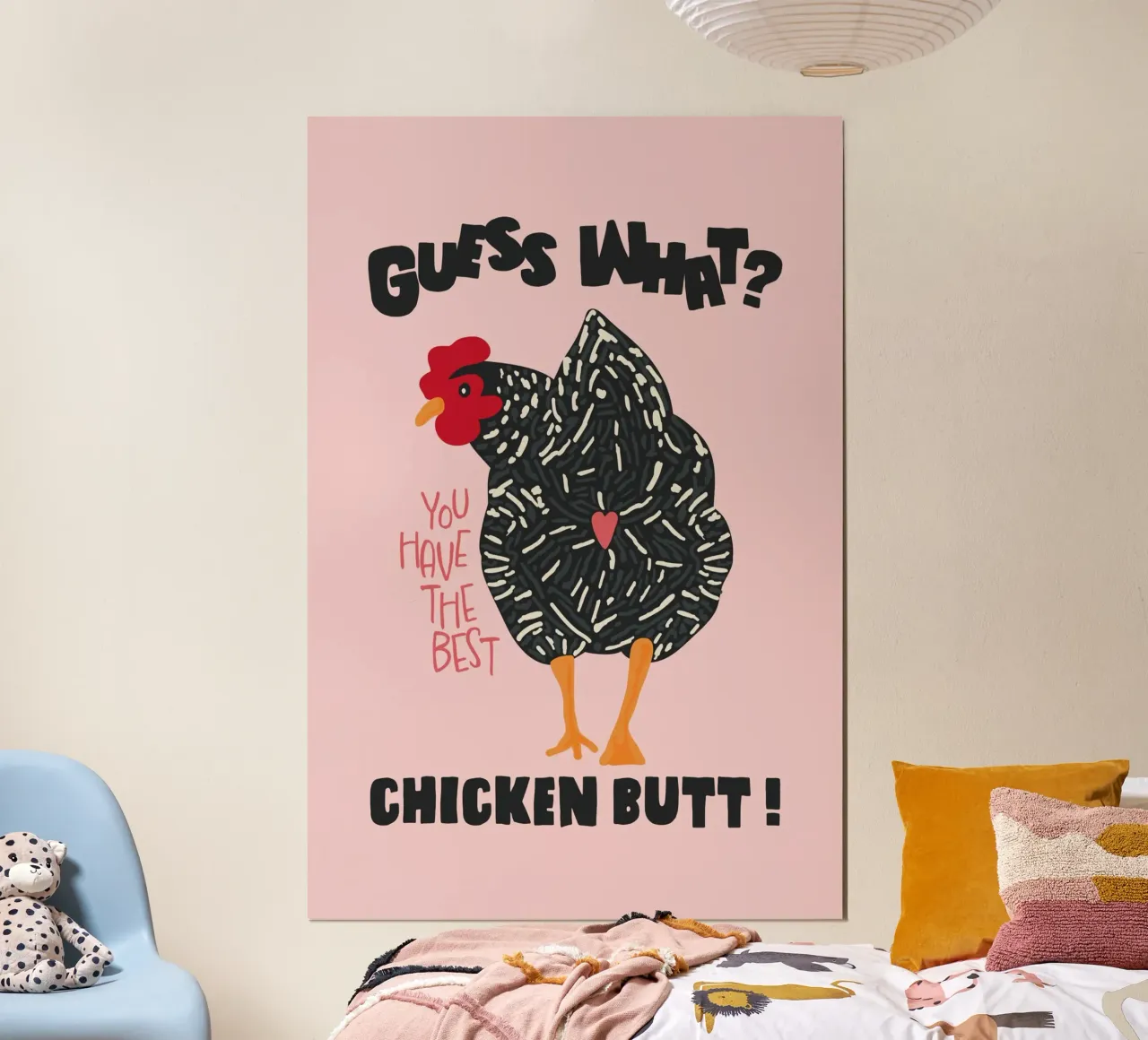 Guess what? You have the best chicken butt! hahnemühle by Studio Birchwood