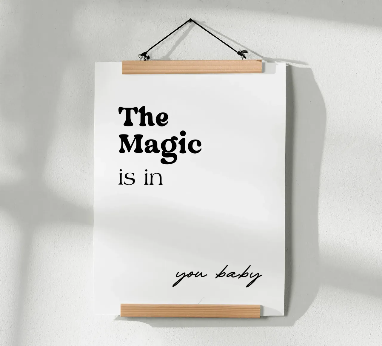 La magia è in te amore poster da YV TYPOGRAPHY