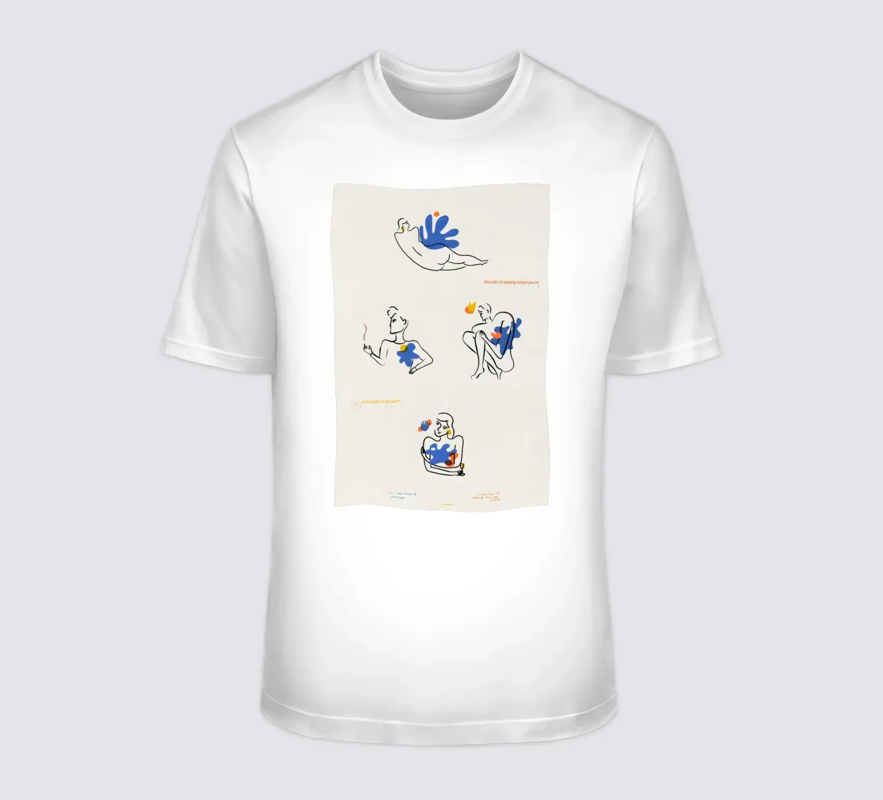 Henry Matisse / I'm terrified of Change t-shirt da Attaboy Dsgn