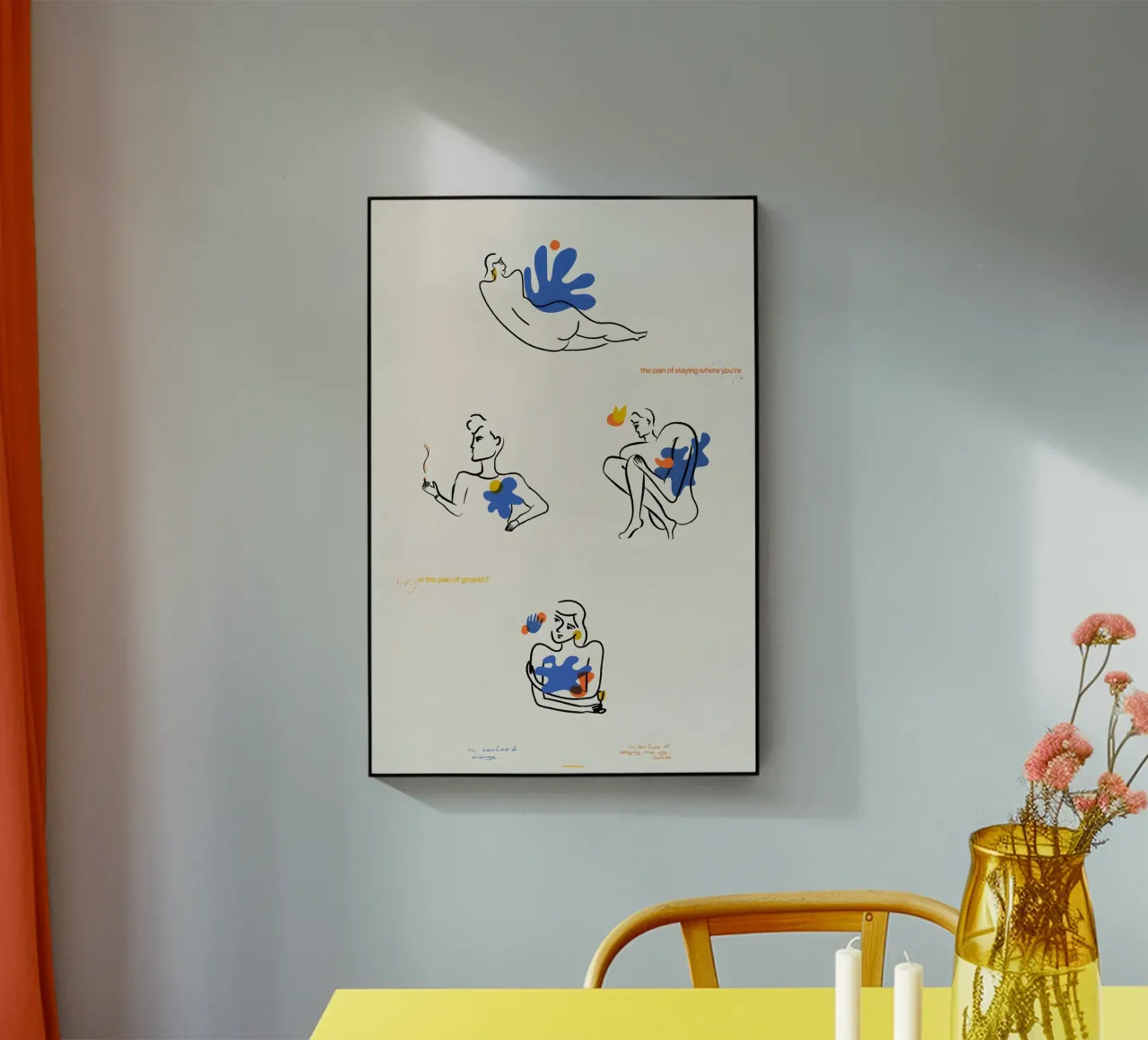 Henry Matisse / I'm terrified of Change metacrilato de Attaboy Dsgn