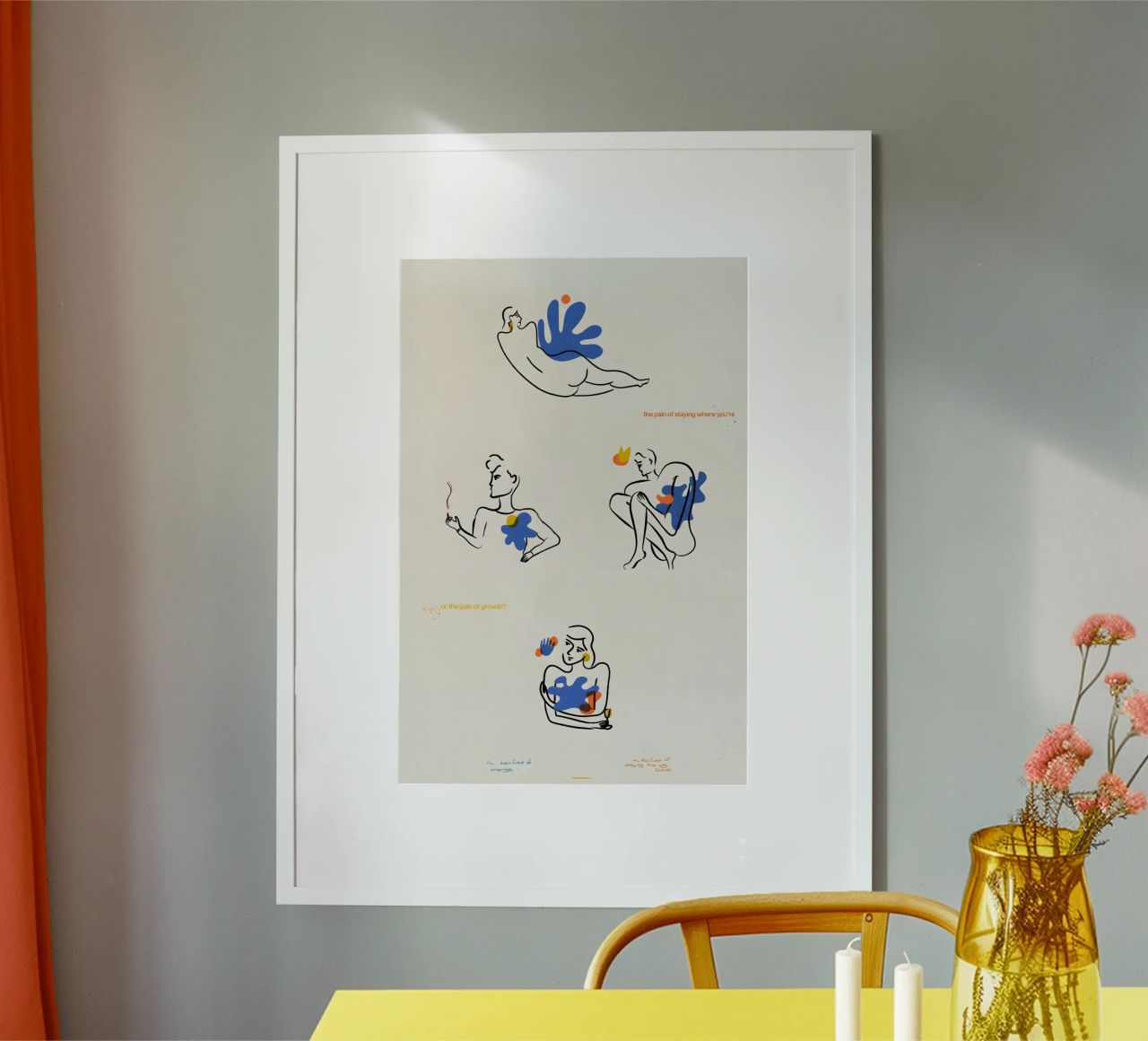 Henry Matisse / I'm terrified of Change poster da Attaboy Dsgn