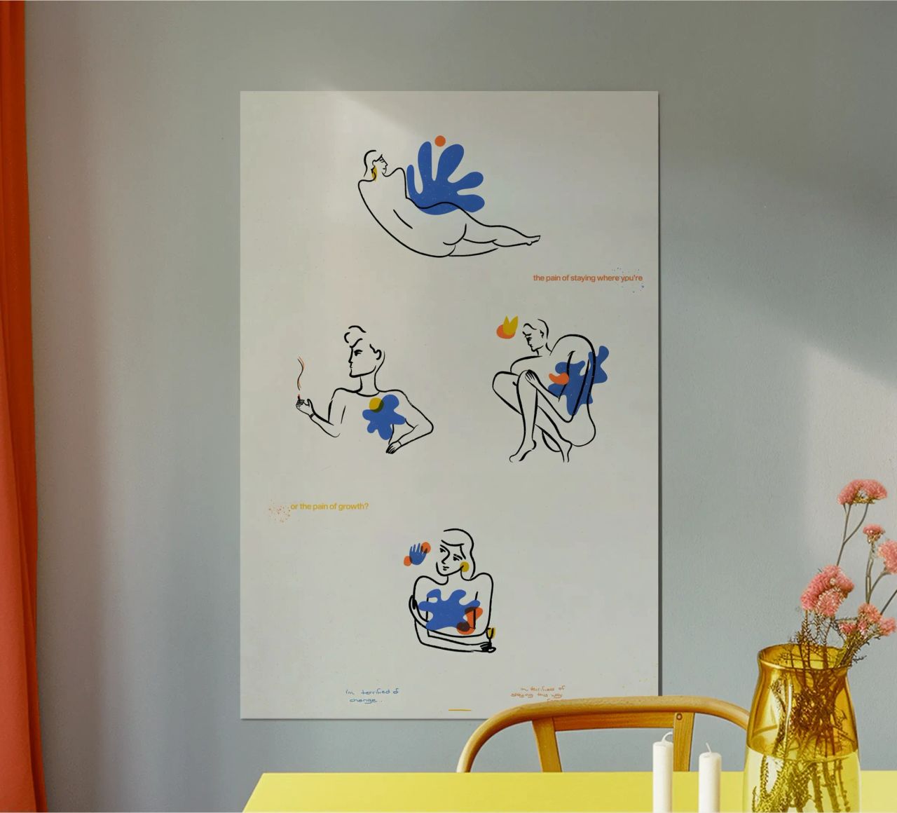 Henry Matisse / I'm terrified of Change poster da Attaboy Dsgn