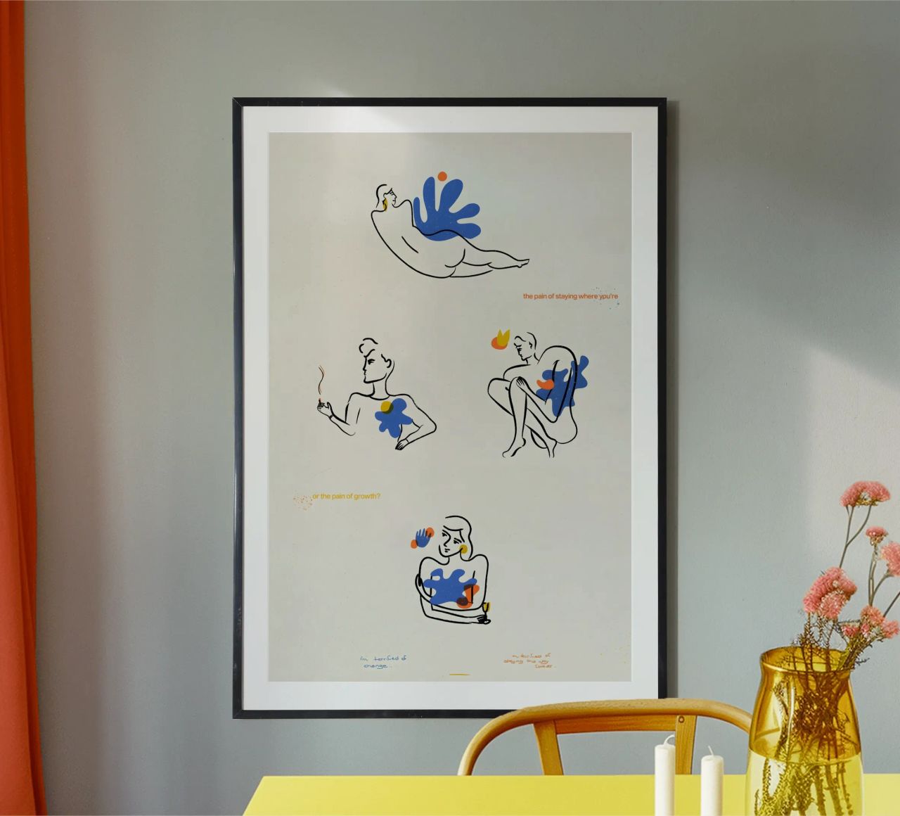 Henry Matisse / I'm terrified of Change poster da Attaboy Dsgn