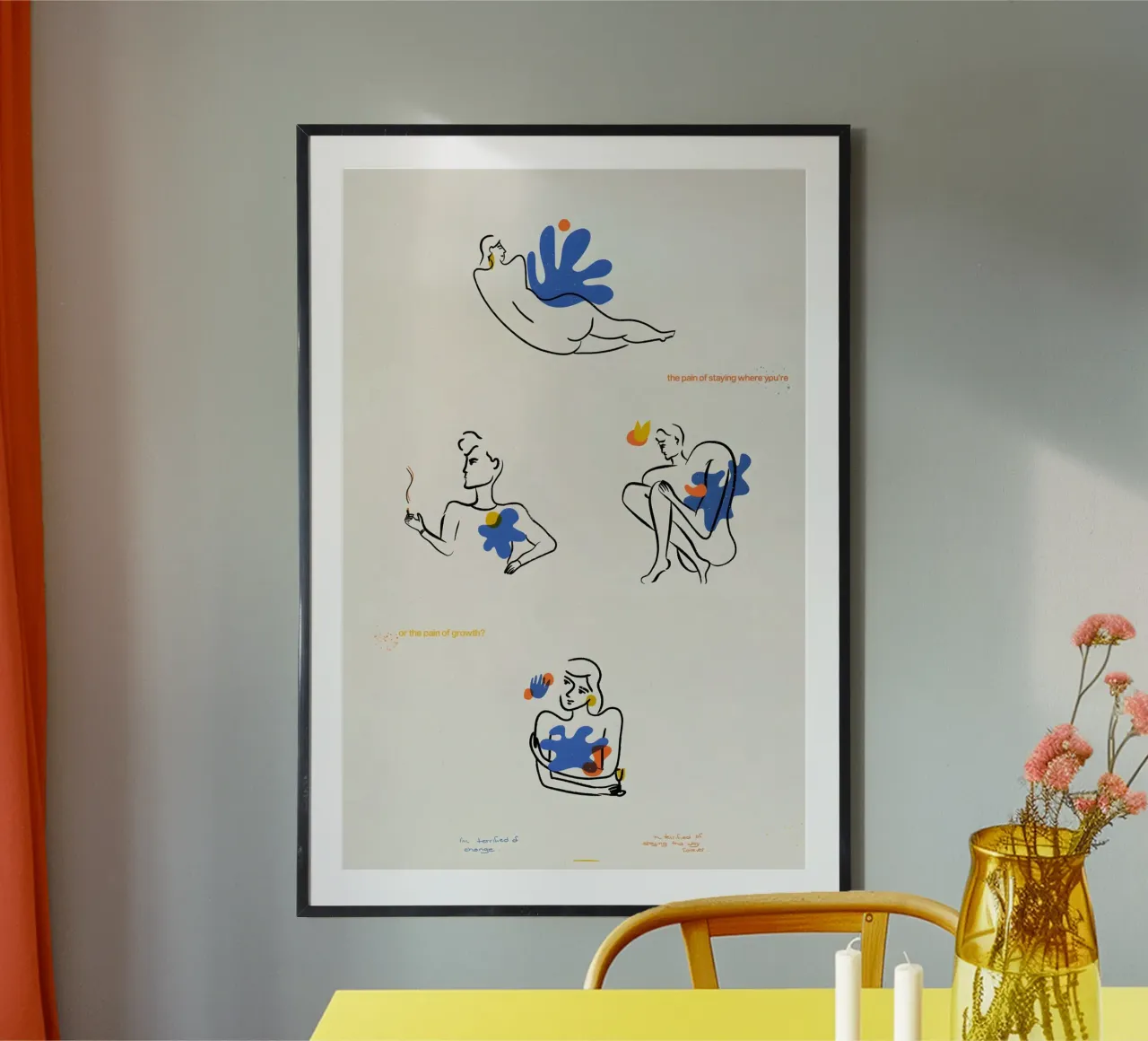 Henry Matisse / I'm terrified of Change hahnemühle de Attaboy Dsgn