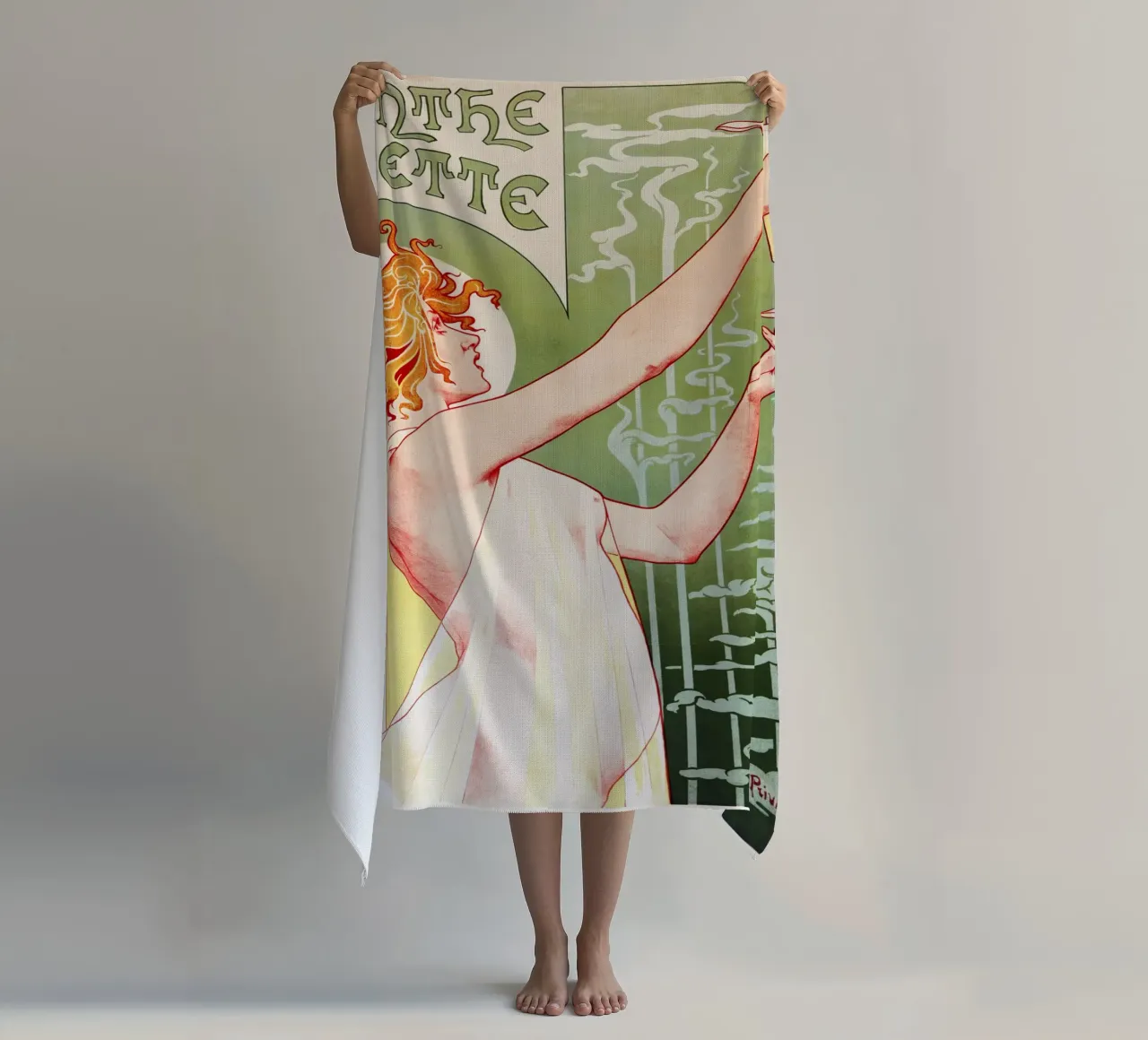 Absinthe Robette Strandtuch von Timeless Artworks