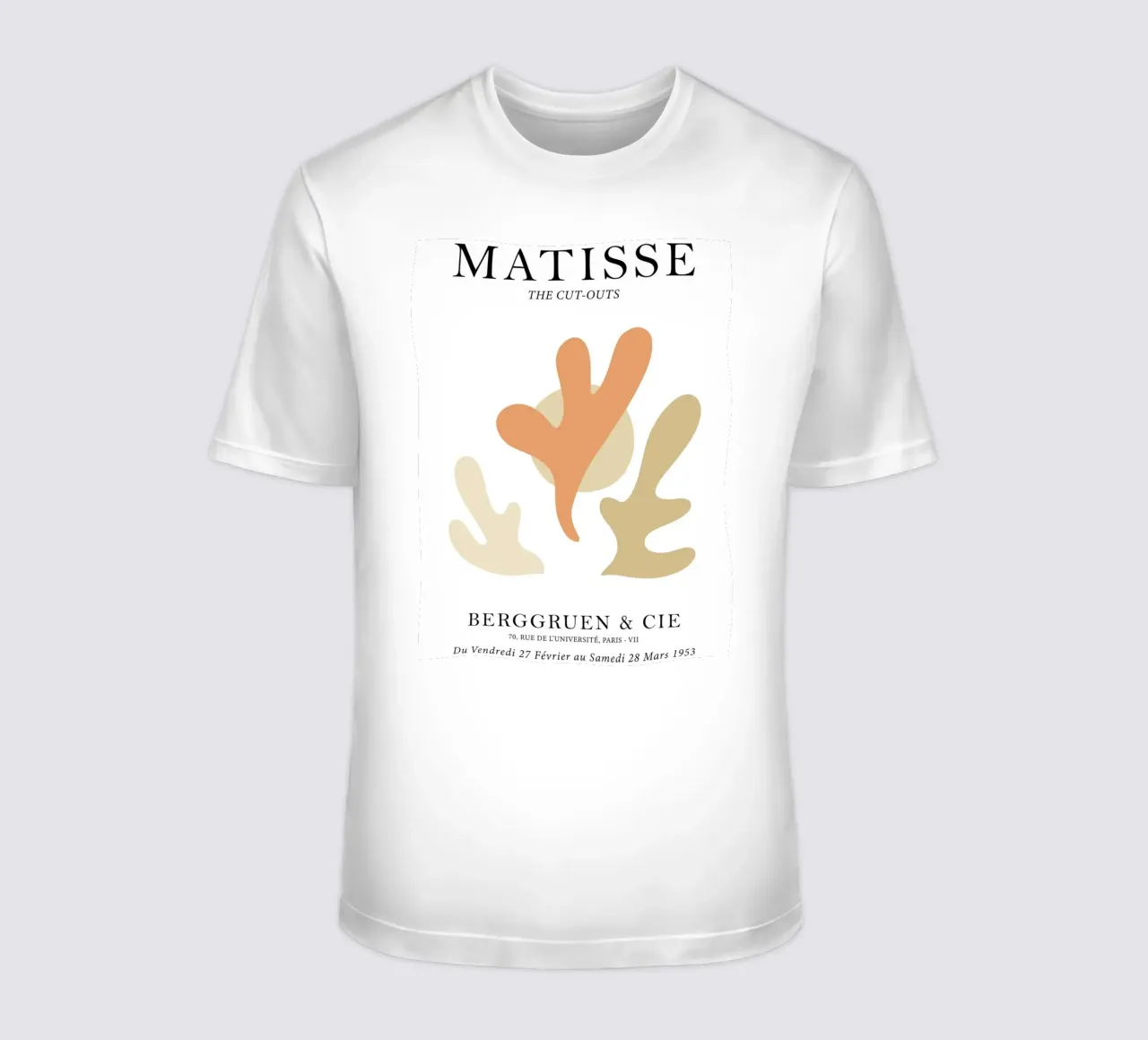 Henri Matisse: The Cut-outs t-shirt da Attaboy Dsgn