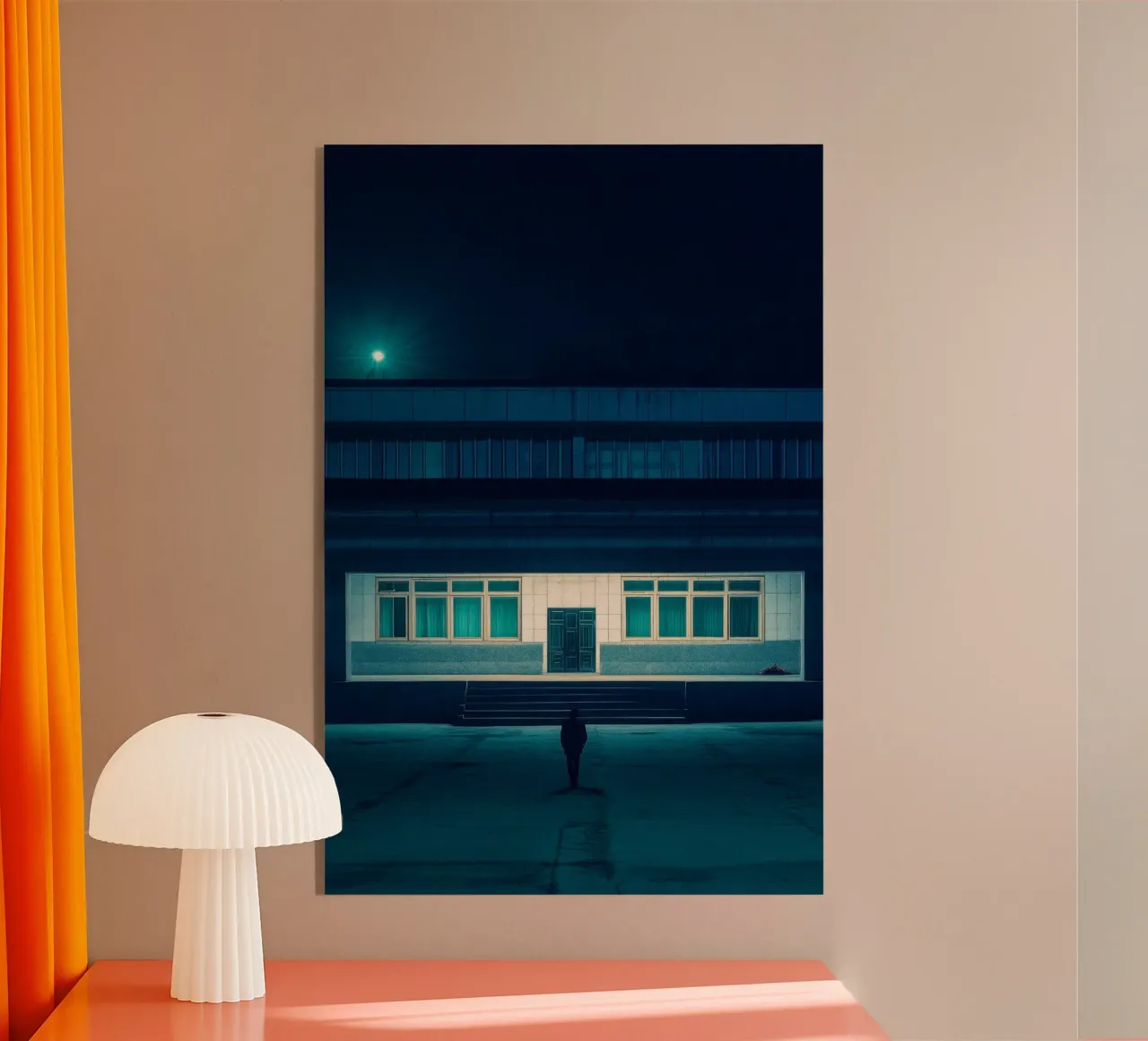 Pyongyang's enigmatic facade - Mystery under the light acrylic glass by By Night