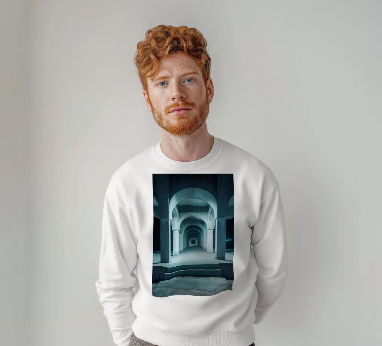 The infinite arches of Pyongyang sweatshirt by By Night