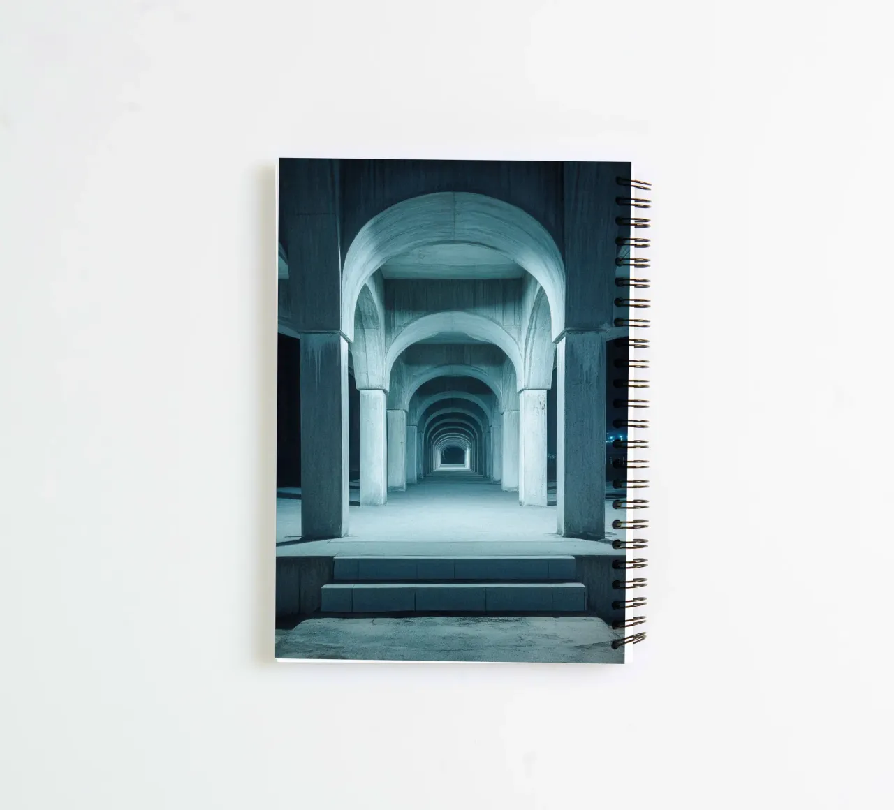 The infinite arches of Pyongyang spiral notebook by By Night