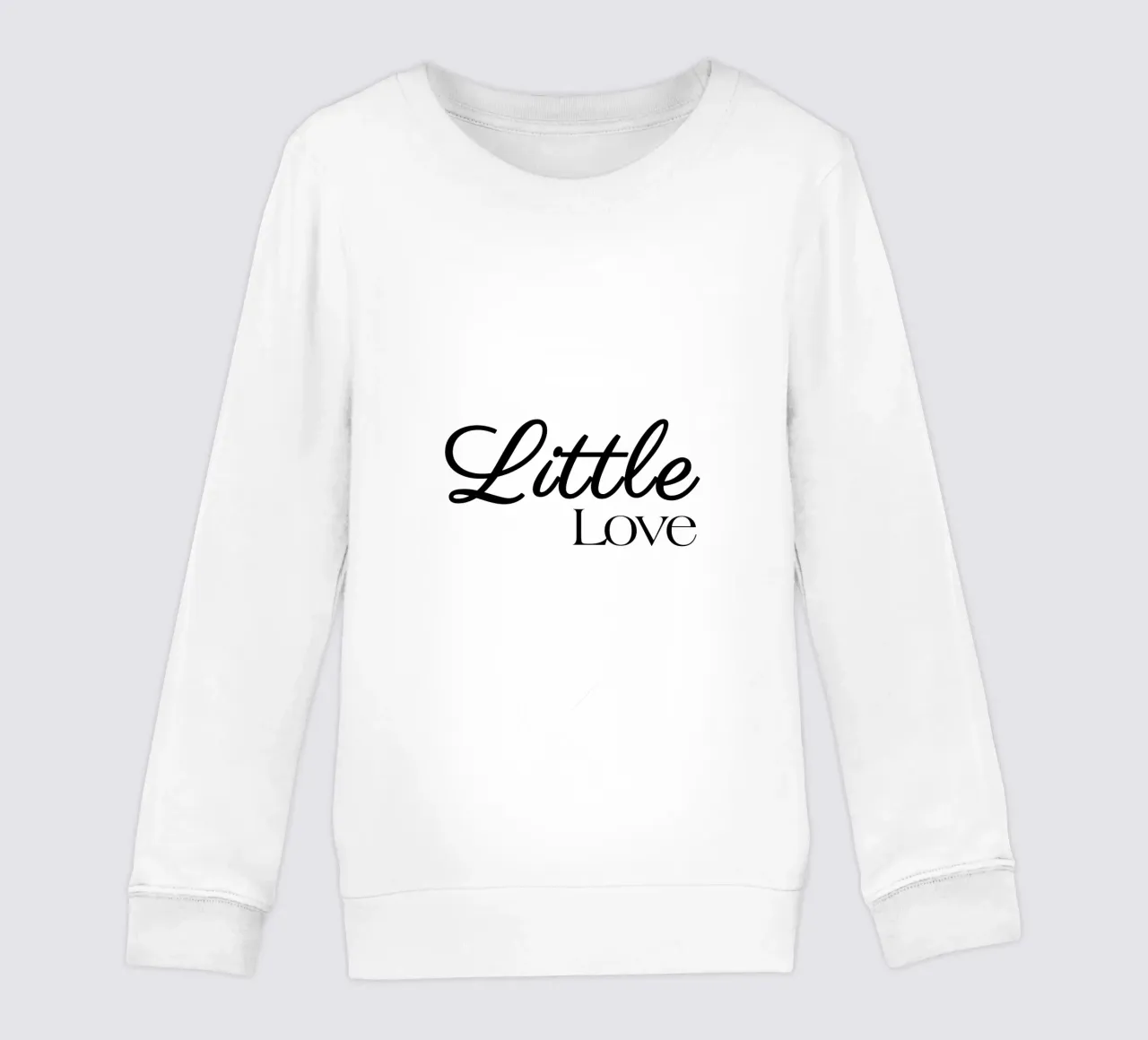 Piccolo amore felpa bambino da YV TYPOGRAPHY
