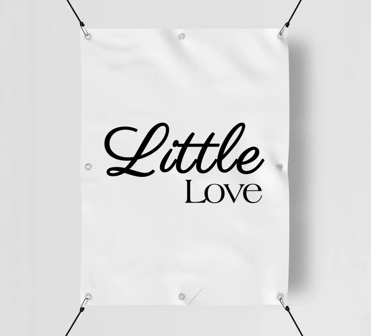 Piccolo amore telo in pvc da YV TYPOGRAPHY