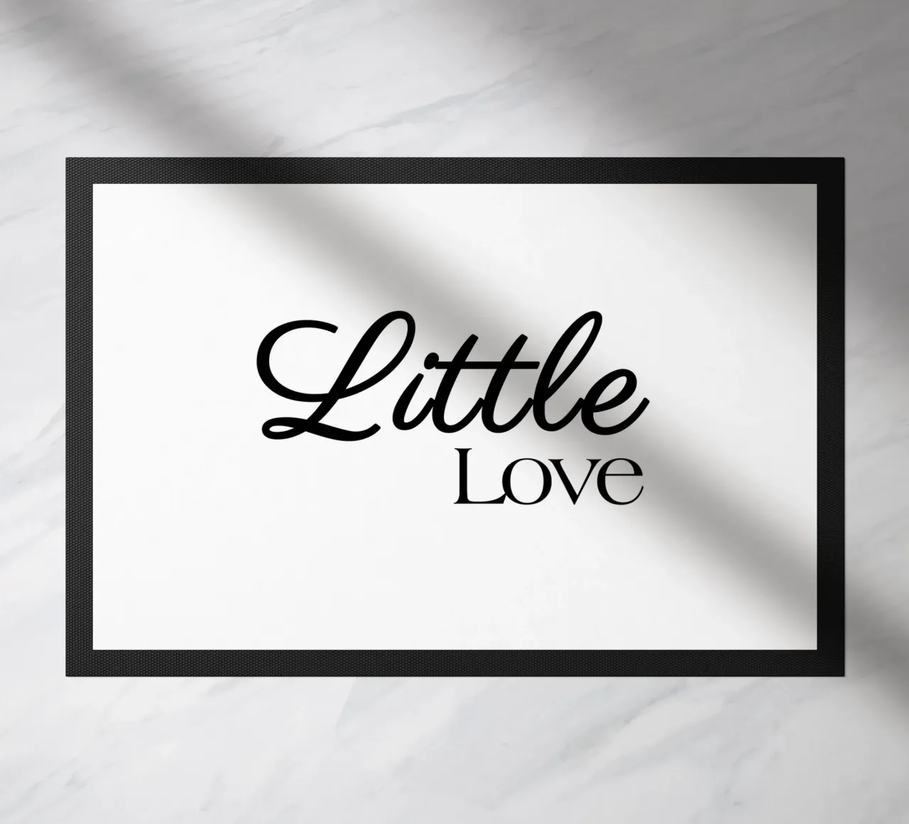 Piccolo amore zerbino da YV TYPOGRAPHY