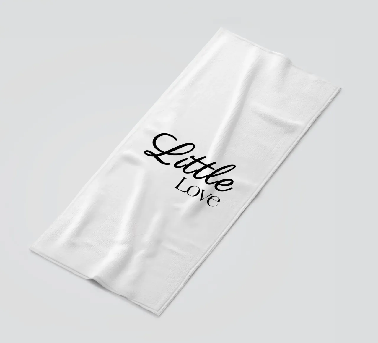 Piccolo amore telo mare da YV TYPOGRAPHY