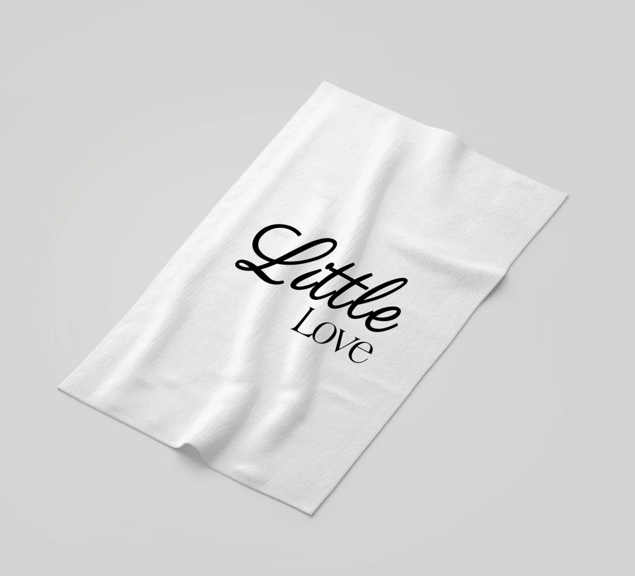 Piccolo amore telo mare da YV TYPOGRAPHY