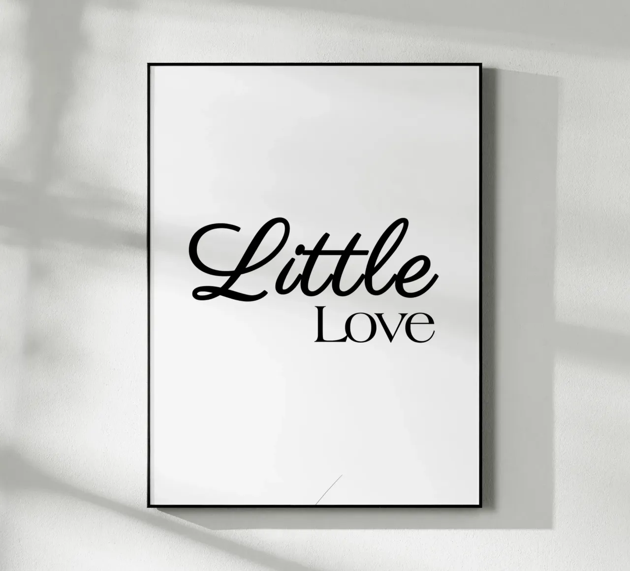 Piccolo amore plexiglass da YV TYPOGRAPHY