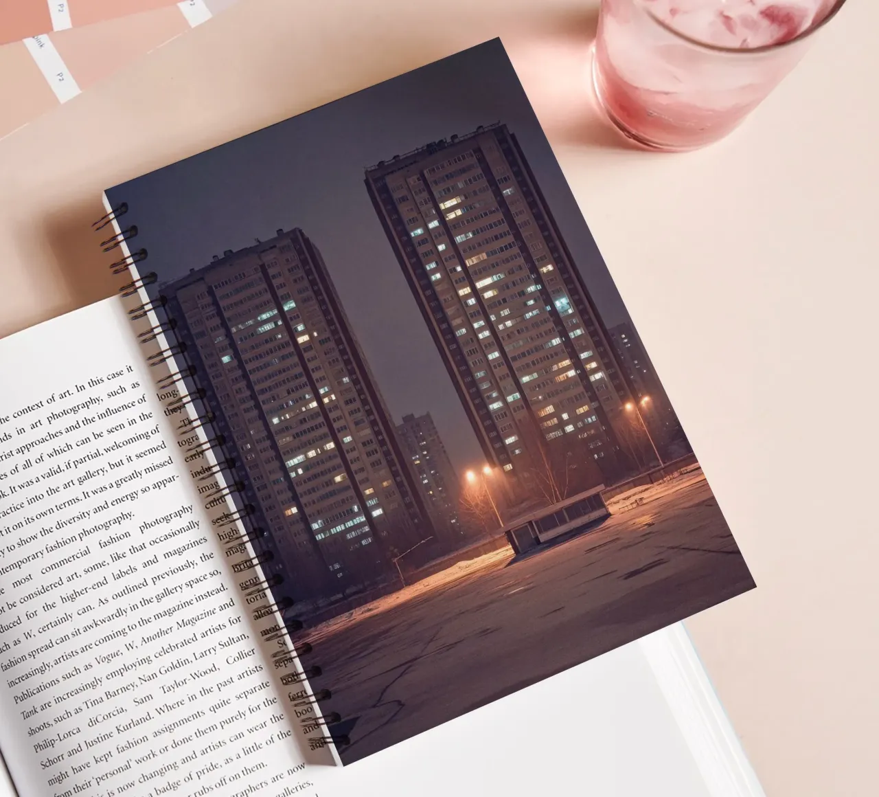 The towers of Pyongyang spiral notebook by By Night