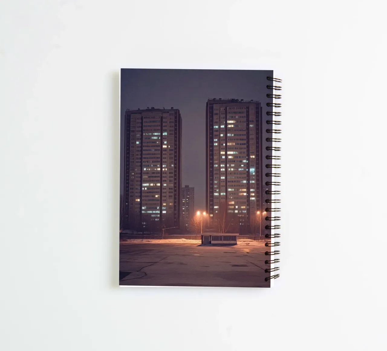 The towers of Pyongyang spiral notebook by By Night
