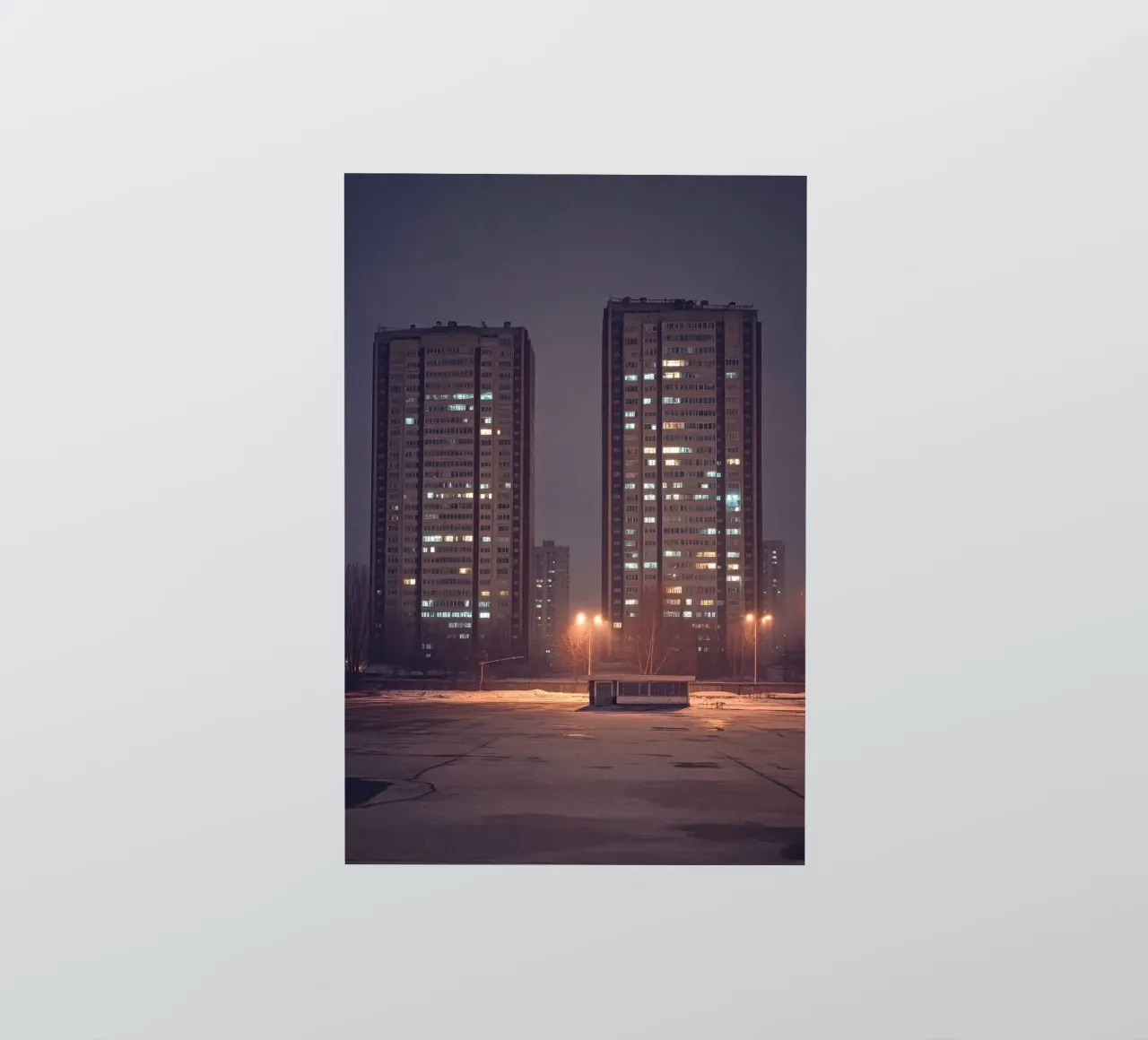 Las torres de Pyongyang pegatina de By Night
