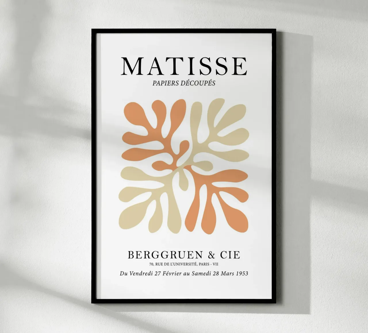 Papier Découpe - Henri Matisse Inspired Design poster by Attaboy Dsgn