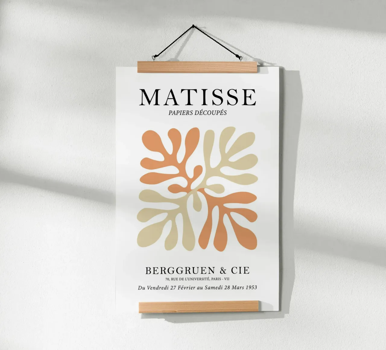 Papier Découpe - Henri Matisse Inspired Design poster by Attaboy Dsgn