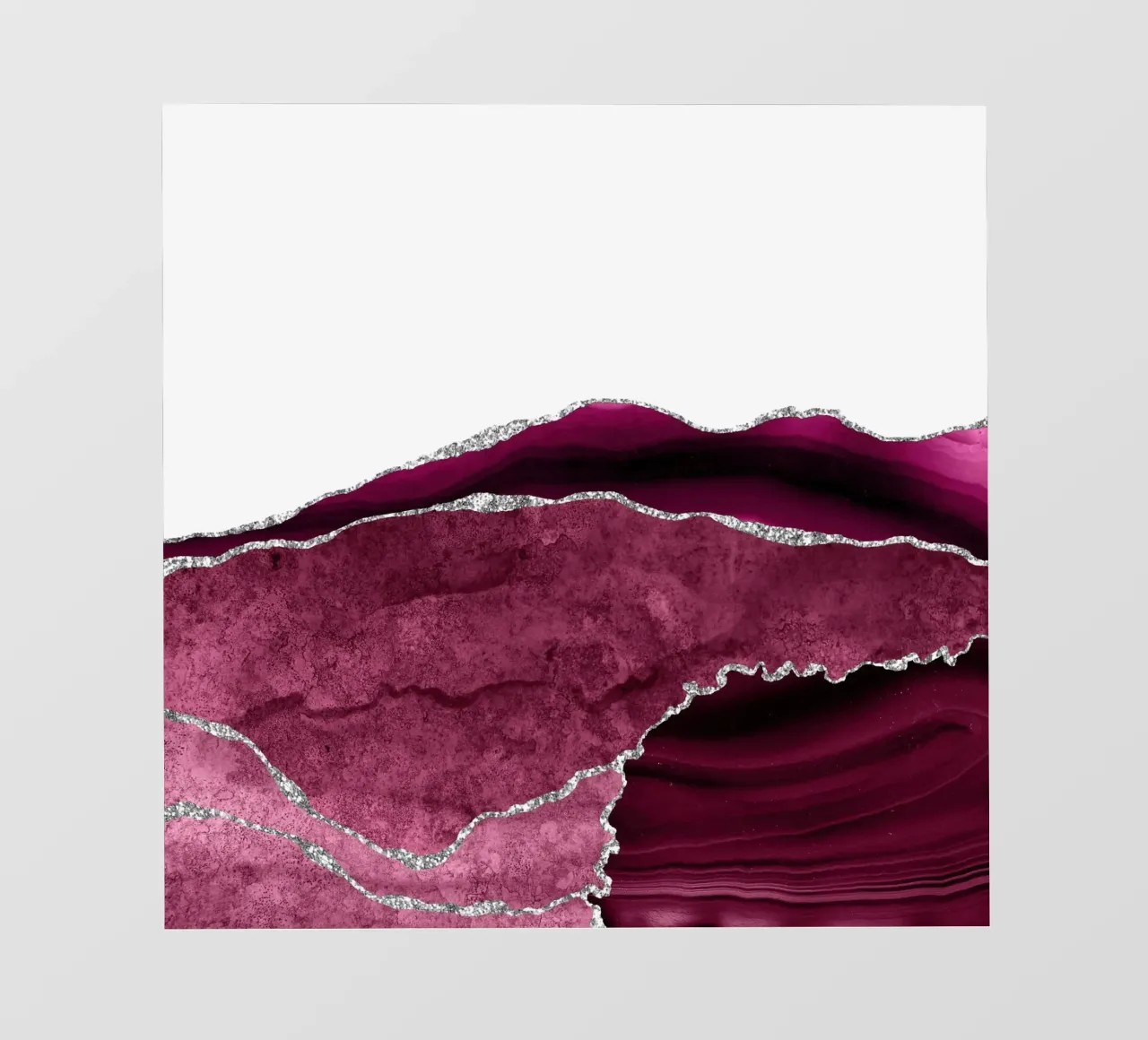 Agata borgogna e argento Texture 14 telo in pvc da Gemstone Textures