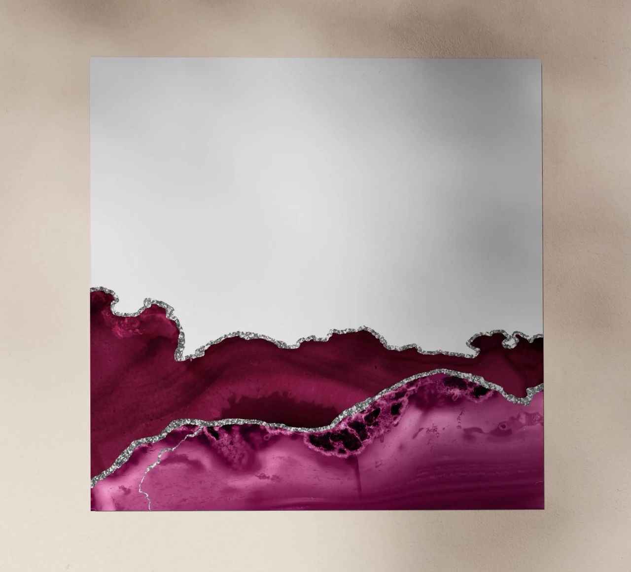 Agata bordeaux e argento Texture 16 pellicola backlit da Gemstone Textures