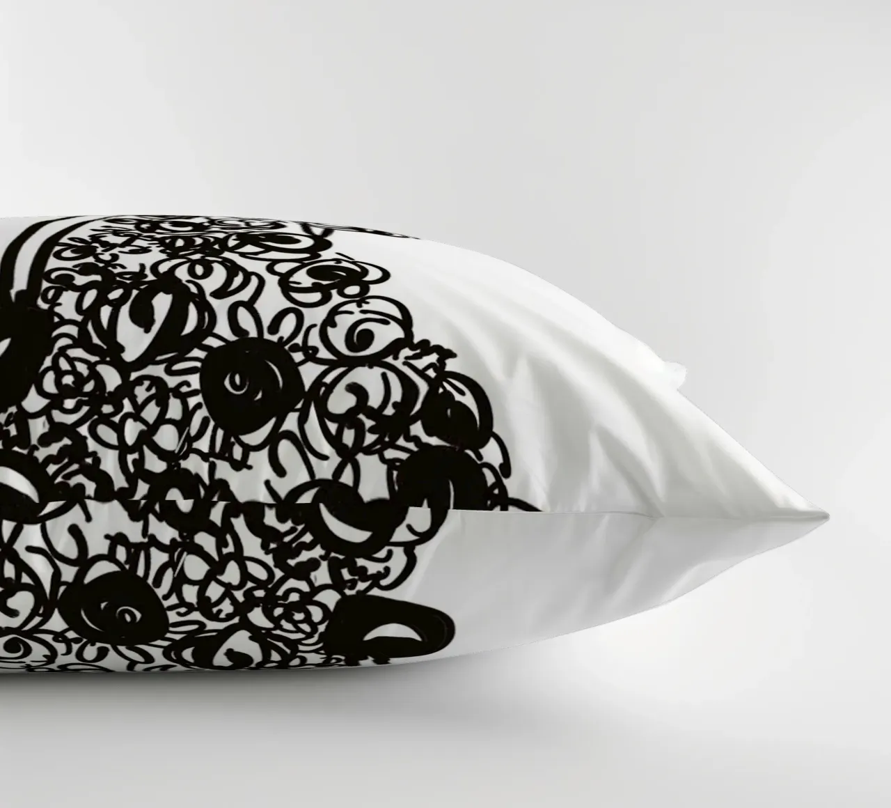 The Tiny Cat Girl decorative cushion by Gabi_Schöffel_Illustration
