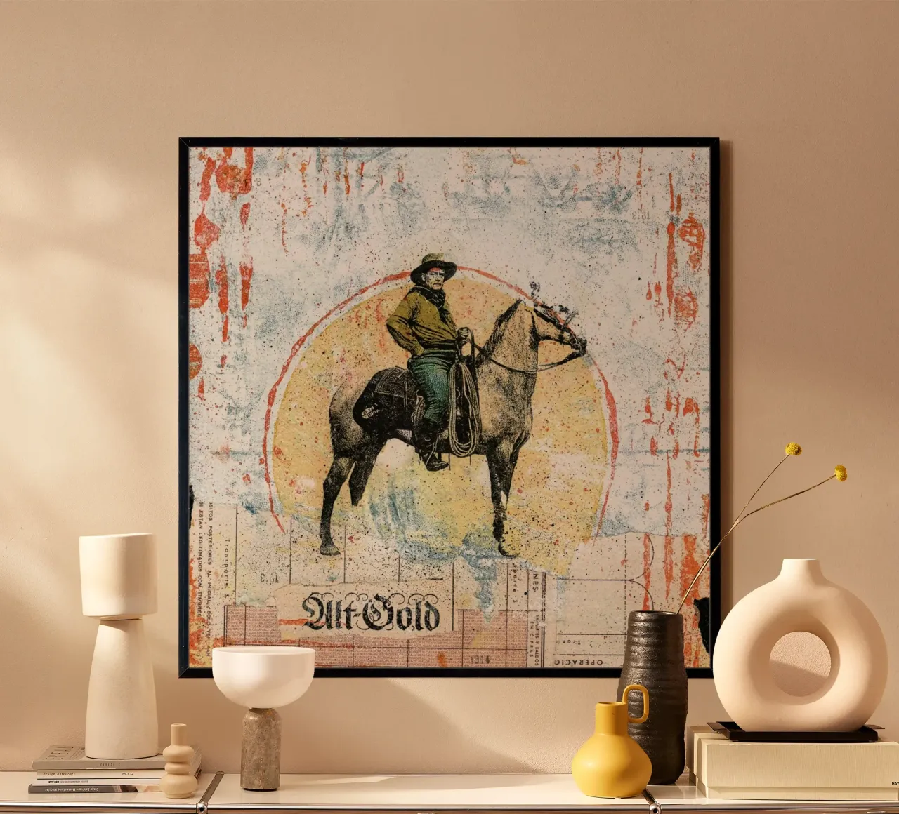 West Side poster con telaio in plastica da Tameo